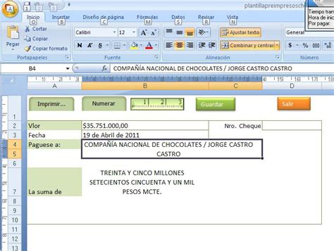 Formato Para Hacer Cheques En Excel Sample Excel Templates Vrogue