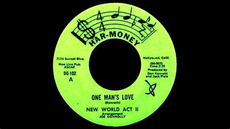 New World Act Ii One Mans Love Anywhere 1967 Garage Rock Psychedelic Rock And Hard Rock