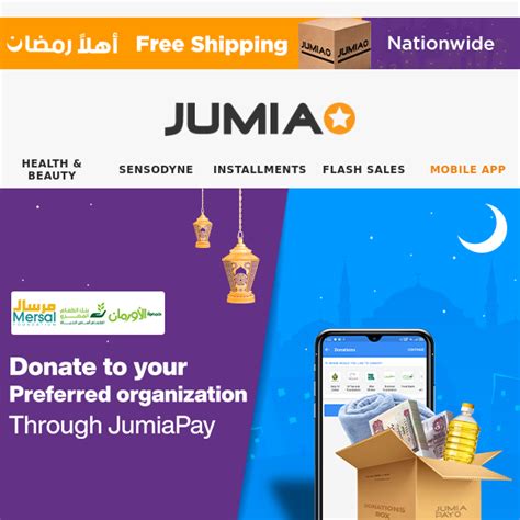 Month Of Giving 🏻🌙 Donations Are Now Easier With Jumiapay📲 Jumia Egypt