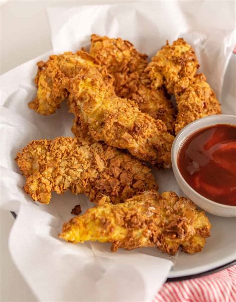 Air fried doritos crusted chicken strips recipe. How to Make Homemade Chicken Strips in the Air Fryer ...