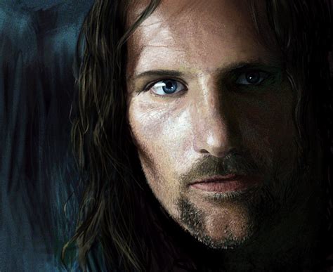 A Man With Long Hair And Blue Eyes Stares Into The Distance While