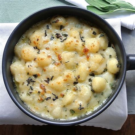 baked gnocchi with sage and cheese · how to cook gnocchi · recipes on cut out keep