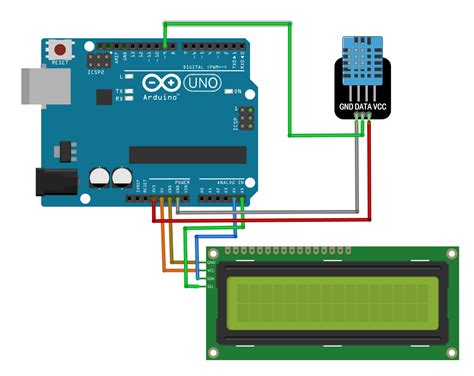 Digispark Com Dht11 E Display Lcd 16x2 I2c Arduino E Cia Em 2020 Images