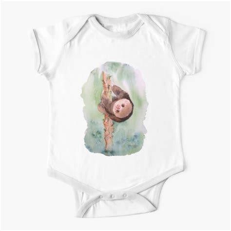 Baby Sloth Baby Onesie Funny Feroloscom