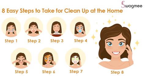 Simple Steps For Easy Face Clean Up At Home