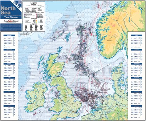 The 2022 North Sea Year Planner Cosmographics Ltd