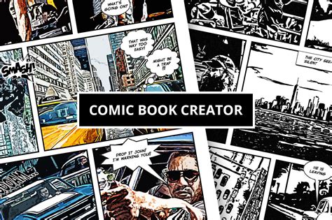 Comic Book Creator By Designrocket Thehungryjpeg
