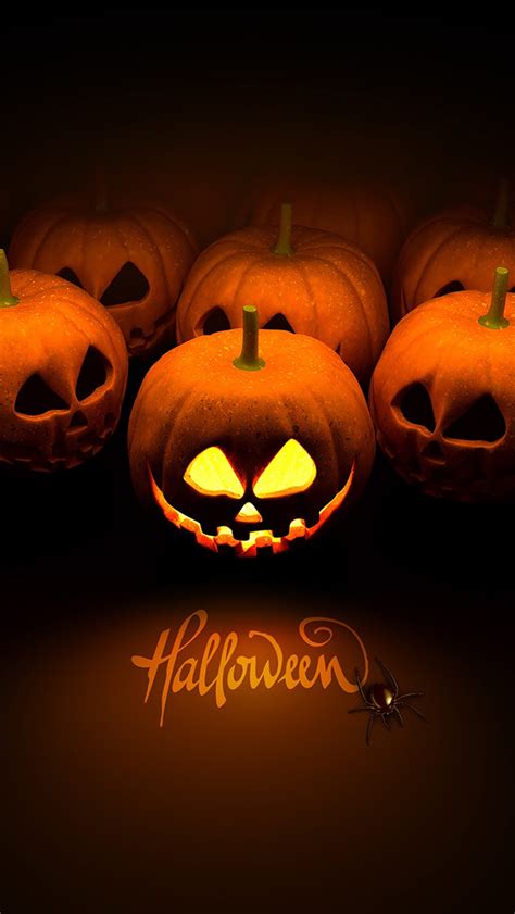 Halloween Pumpkin Iphone Wallpapers Free Download