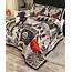 NEW 4 Pc Gothic Nevermore Halloween Bedding Quilt Set KING 
