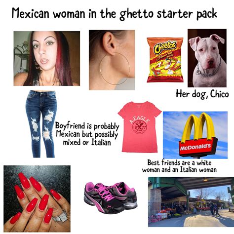 mexican woman in the ghetto starter pack r starterpacks starter packs know your meme