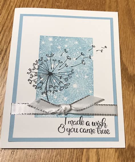 Stampin Up Dandelion Wishes Stampin Up Dandelion Wishes Stamped Cards Cards Handmade