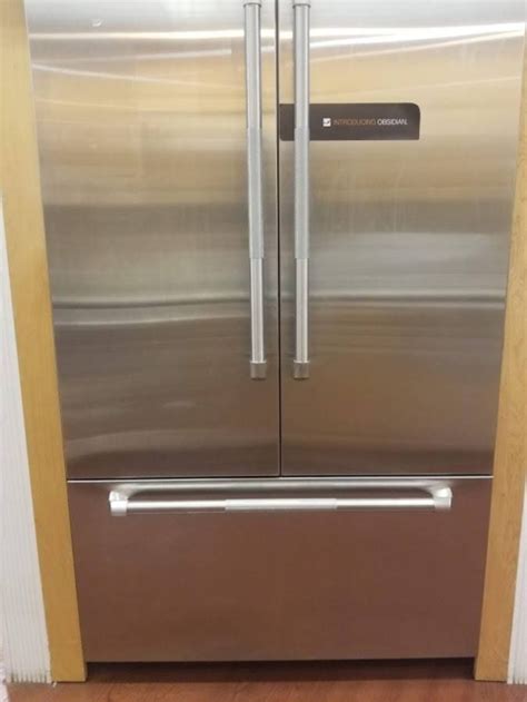 JennAir JF42NXFXDE 42 Inch Built-In French Doors Stainless Still Refrigerator - Discount Appliances