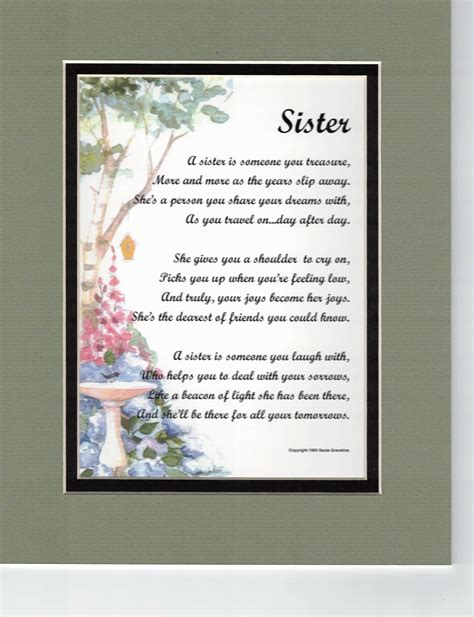 Sister Poems For Birthday