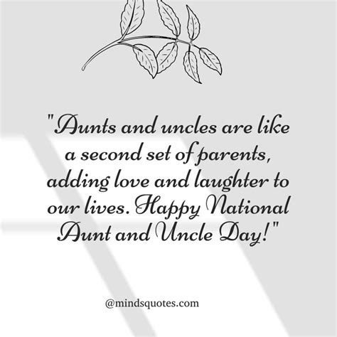 National Aunt And Uncle Day Quotes Wishes Messages July