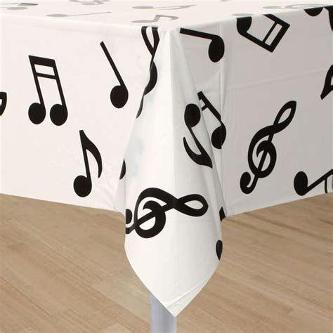Musical Notes Table Cover Music Party Decorations Music Themed