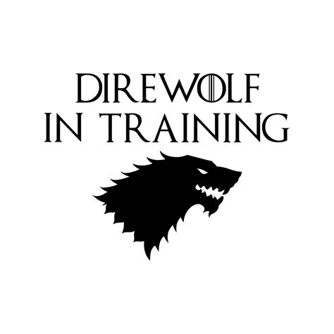 Direwolf in Training Design - Popcorner Reviews