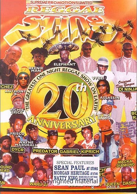 Reggae Sting 20th Anniversary Dvd Dvd Empire