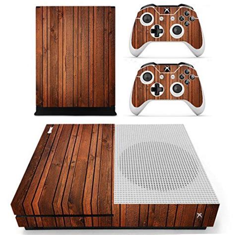 Skinown Xbox One S Slim Skin Wood Grain Oak Sticker Vinly Decal Cover