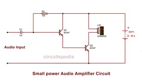 How To Make Simple Audio Amplifier Circuit Diagrams Pdf Wiring Diagram