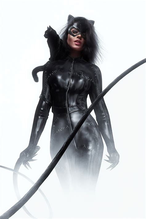 640x960 Catwoman Art Wtih Cat Iphone 4 Iphone 4s Hd 4k Wallpapers
