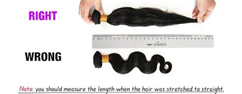 Weave Hair Length Chart Hair Extensions Length Guide