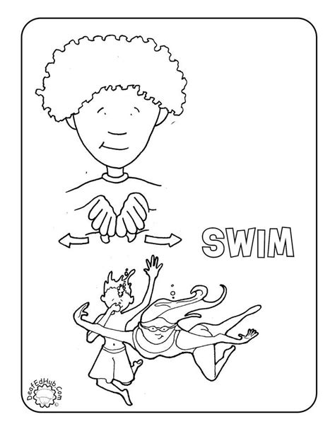 Asl Coloring Pages Coloring Home