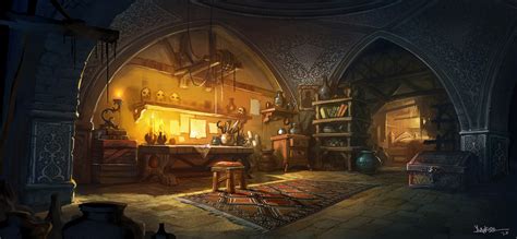 Artstation Room Concept Soheil Danesh Fantasy Rooms Fantasy