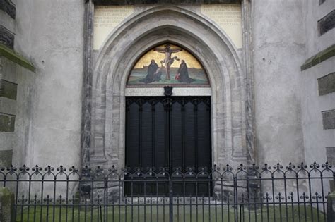 The 95 Theses Wittenberg Church Door Today