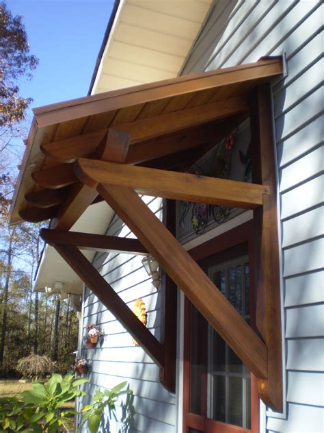 How To Build A Wood Awning Over Patio Door