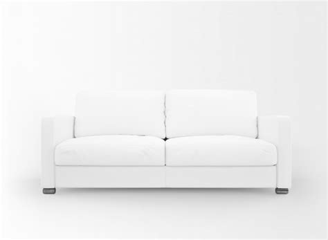 psd realistic white sofa mockup