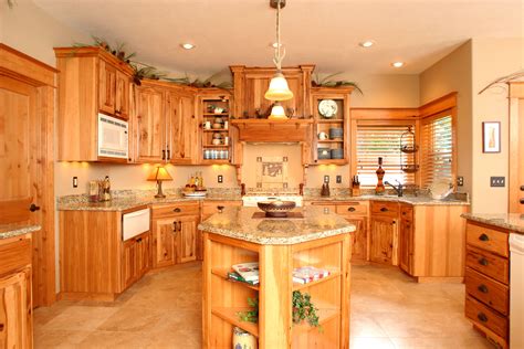 Hickory Wood Kitchen Cabinets Hickory Shaker Cabinets