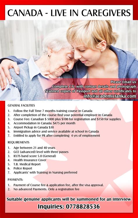 Canada Live In Caregivers Caregiver Training Courses Education
