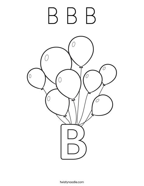 These are suitable for preschool, kindergarten and first grade. printable balloon stencil - Google Search | Letter b ...