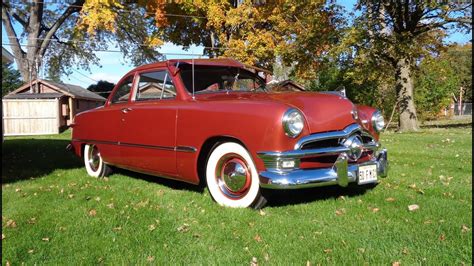1950 Ford Custom Deluxe Club Coupe In Red Ride On My Car Story With