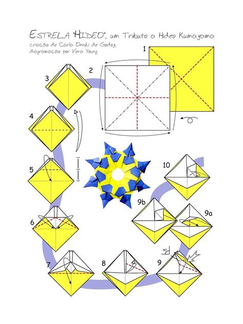 CARLA ONISHI Hideo Projeto Origami Diagramas De Origami Origami Tutorial
