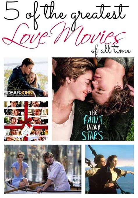 Five Of The Greatest Love Movies Of All Time