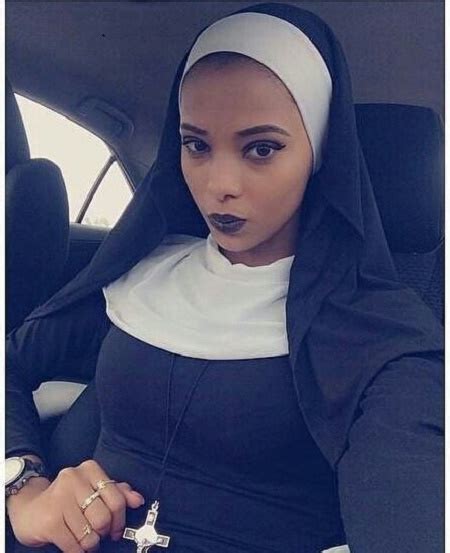 Cute Girl Dressed As Sexy Nun Throw Controversy Online
