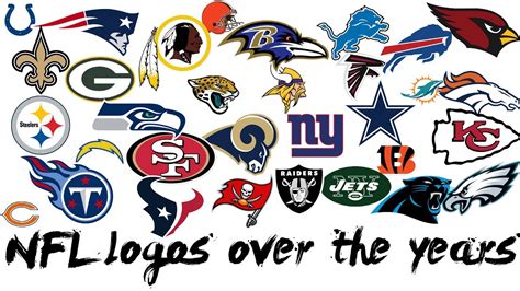🏈 Nfl All Logos Over The Years 🏈 Youtube