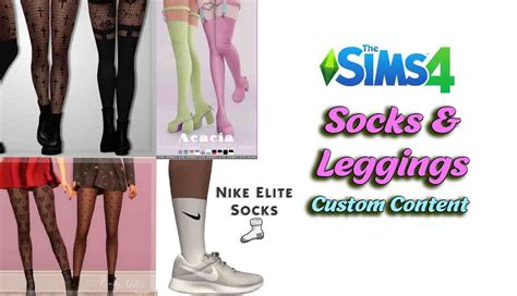 The Sims 4 Socks And Leggings Downloads Wicked Sims Mods