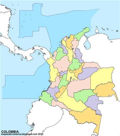 Pz C Mapa De Colombia