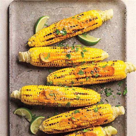 Grilled Corn With Smoked Paprika Lime Butter Recipes Ww Usa