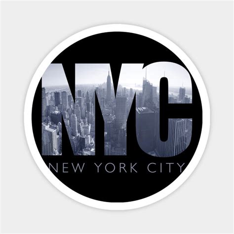 New York City Skyline New York Skyline Magnet Teepublic