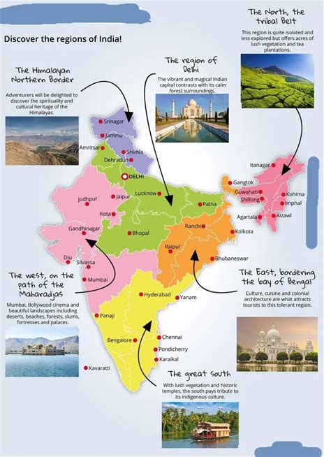 Best Tourist Attraction Places To Visit In India WhatsAnswer India Map Tourist Map