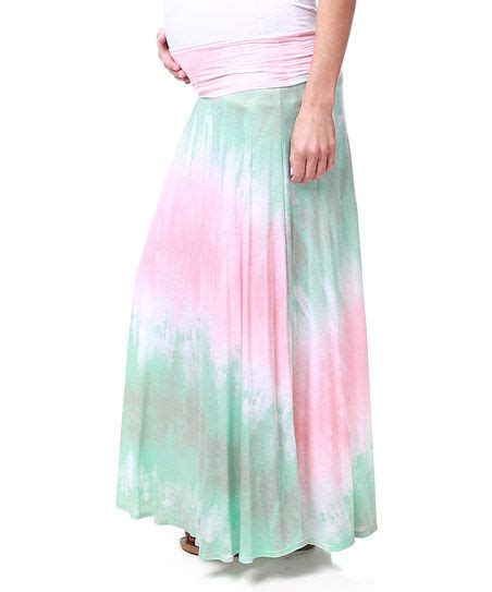 pinkblush maternity green and pink tie dye maternity maxi skirt maternity maxi skirts pink