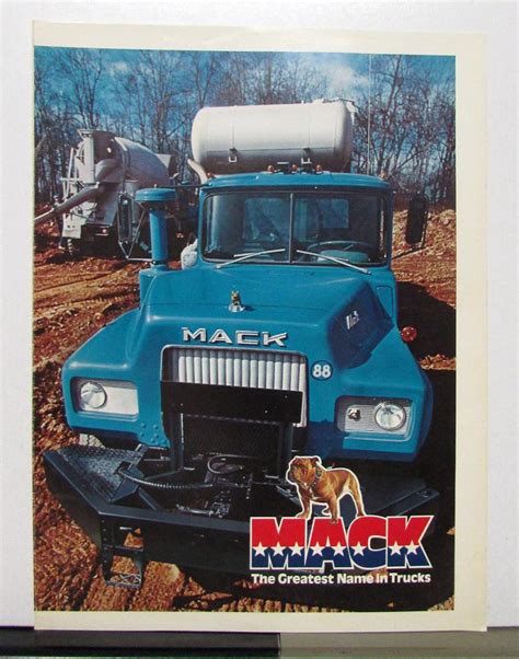 1969 Mack Truck Dm Series Sales Brochure