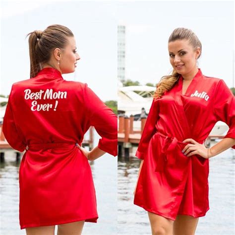 best mom ever robe personalized satin robe customized robes personalized ts customized