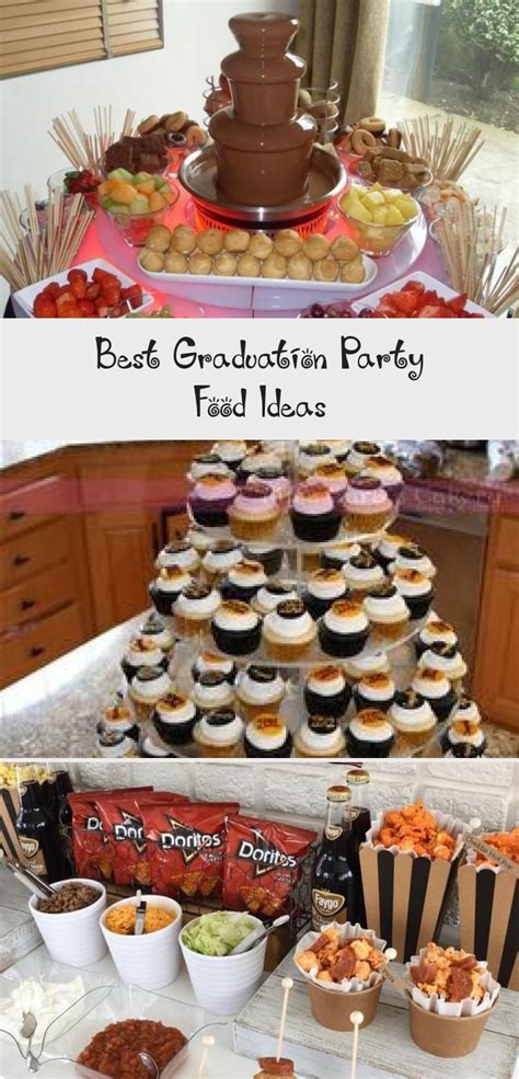 Food serving ideas for graduation parties. Best Graduation Party Food Ideas | Graduation party foods, Food, Party food buffet