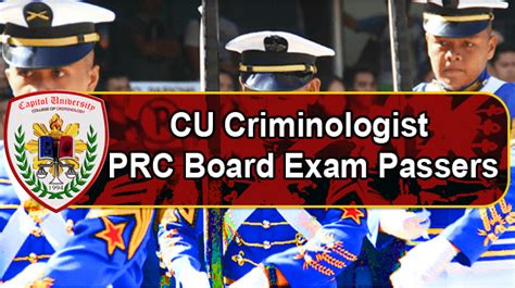 Capitol Universitys New Criminologists The Passers Of Prcs January Licensure