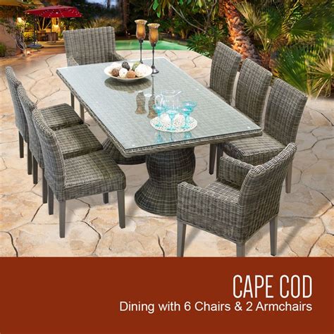 Streamline outdoor decor with the precise and edgy style of the ayana outdoor patio dining table and dining accent bench set. Cape Cod Vintage Stone Rectangular Outdoor Patio Dining ...