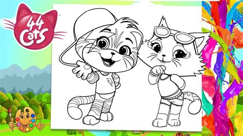 Coloring Book Pages Cats - coloringpages2019